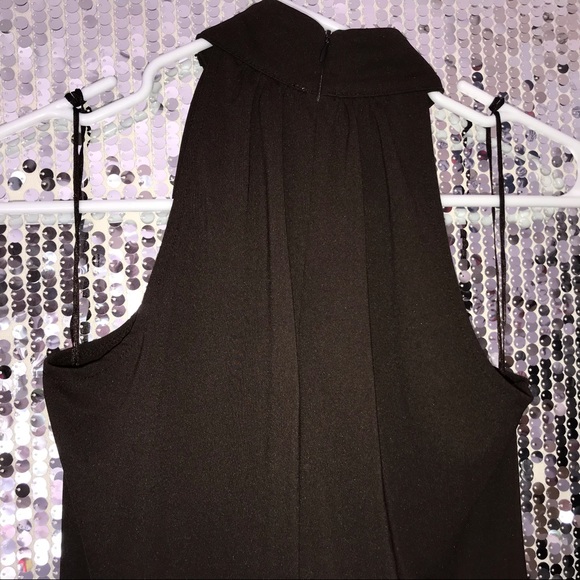 Michael Kors Deep Brown Turtleneck Sleeveless Blouse - Picture 5 of 5